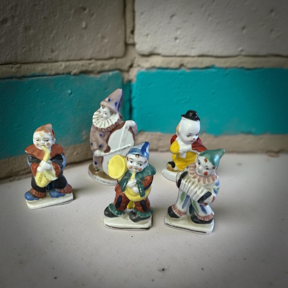 Colorful Clown Figurine Set (the band)